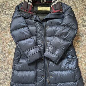Burberry Women's Dark Blue Puffer Jacket